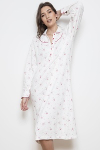 Dittsy Bouquet 100% Brushback Cotton Interlock Nightdress